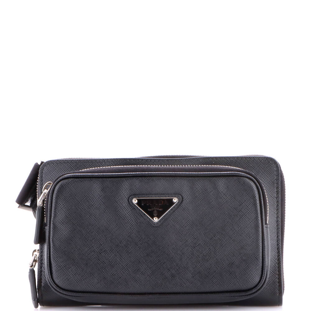 Prada Zip Around Front Pocket Belt Bag